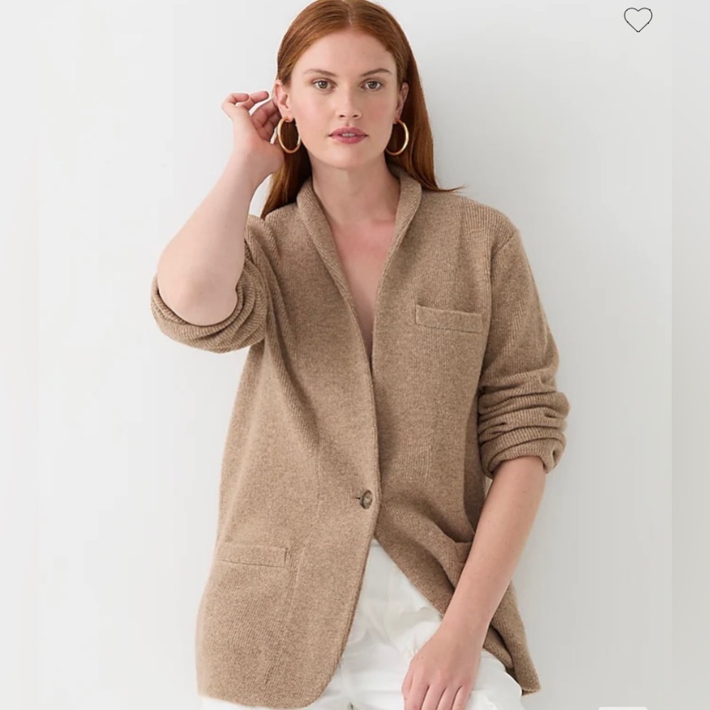 Jcrew Cocoon Sweater Blazer size XS